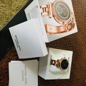 Rose Gold Sofie Mk Smartwatch